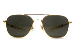 American Optical Pilot FG-58 Sunglasses - Goldtone
